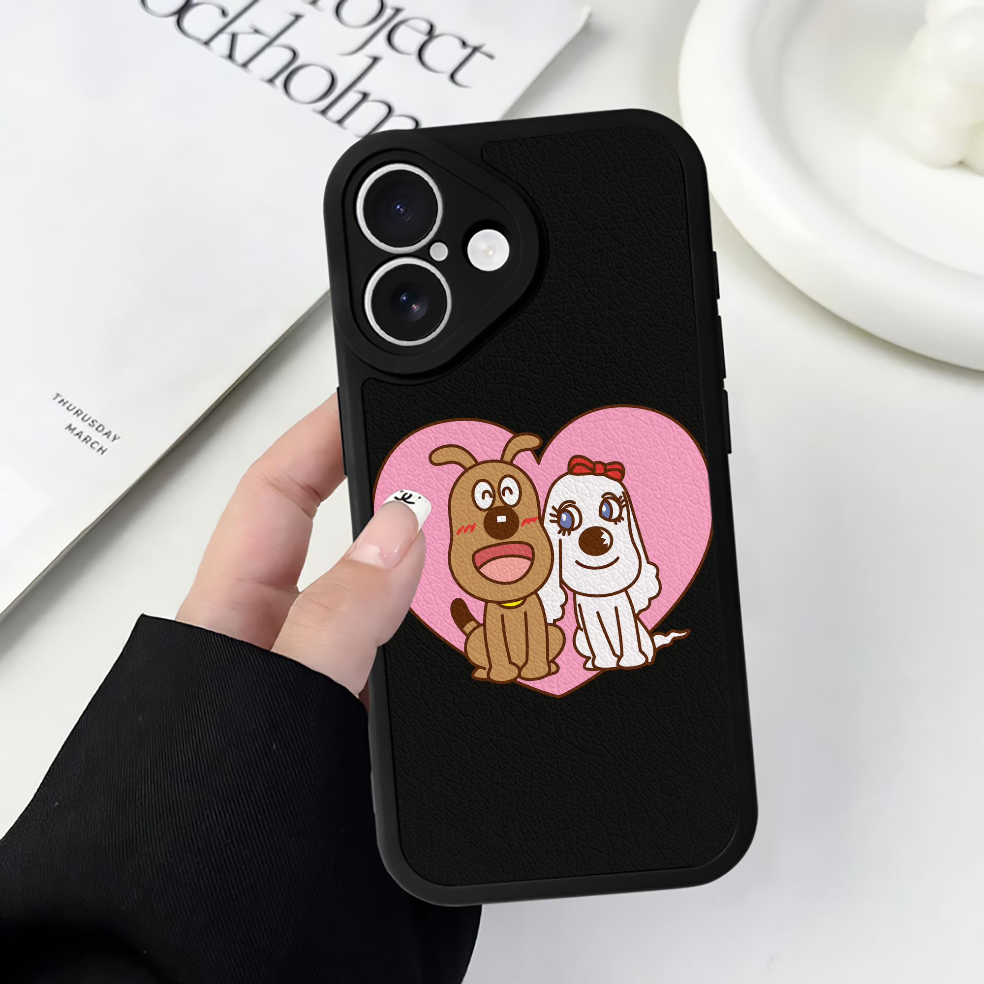 （画像用） アンパンマン Anpanman 【iPhone 16シリーズ対応】シリコンスマホケース（レザー調） 材質：シリコン